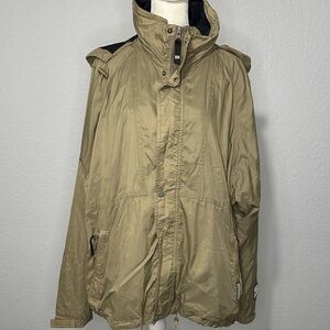 Helly Hansen Men's The Waterproof Breathable Olive Helly Tech Raincoat Large